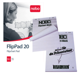 Blocco per lavagna 20fg 67x97,5cm bianchi nobo