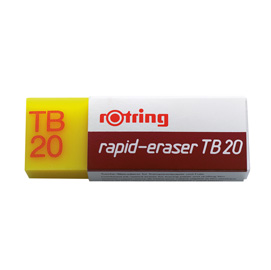 Box 20 gomme rotring tb20 rapid eraser per matita e china
