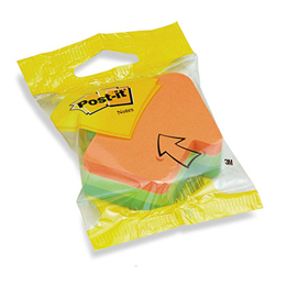 Blocco freccia 225 foglietti post-it® 70x70mm 2007-a 72gr