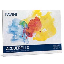Blocco acquerello 10fg 340gr 35x50cm favini