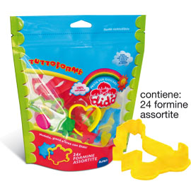 Busta richiudibile dido'® tuttoforme 24 formine assortite