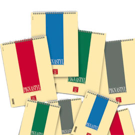 Blocco pignastyl spirale a7 80x120mm 5mm 60fg 80gr pigna