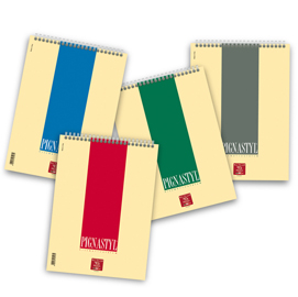 Blocco pignastyl spirale a4 210x297mm 1r 60fg 80gr pigna