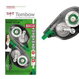 Blister 2 correttori a nastro 4mmx10m tombow mono