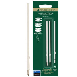 Blister 2 refill per sfera papermate® e pilot ® nero punta media