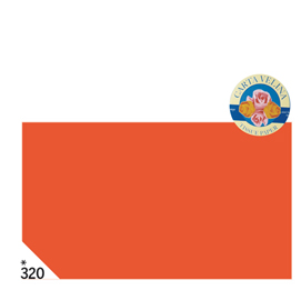 Busta 26fogli 50x70cm carta velina gr31 arancio sadoch