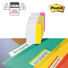 Blister 24 post-it index strong 686-ploy 50,8x38mm x archivio