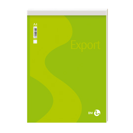 Blocco note export 150x210mm 50gr 50fg 5mm bm