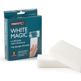 Blister 2 spugne cancella-macchie whitemagic perfetto