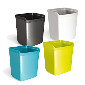 Bicchiere portapenne mydesk bianco arda