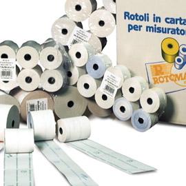 Blister 10 rotoli carta rc termico lunga durata 80mmx80mt Ø 77mm