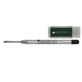 Blister 1 refill + gomma monteverde per sfera cancel. Parker ® nero punta media