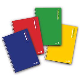 Blocco notes spiralato l/lungo 22,3x29,7mm 80gr 5mm 140fg bm