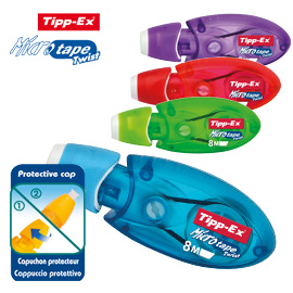 Box 10 correttore a nastro micro tape twist 5mm x 8mt col.ass. Tipp-ex