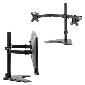 Braccio doppio orizzontale porta monitor fellowes