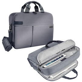 Borsa smart traveller per pc 15,6” grigia leitz complete