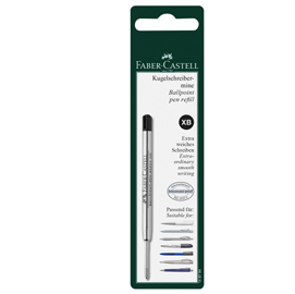 Blister refill xb nero per penna poly ball faber castell