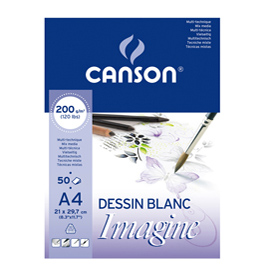 Blocco collato lato corto imagine a4 50 fg. 200 gr.