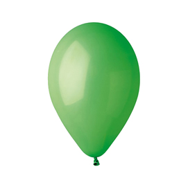 Busta 16 palloncini in lattice Ø30cm verde big party
