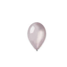Busta 25 palloncini in lattice Ø26cm metal argento big party