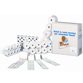 Blister 10 rotoli rc carta termica bpa free fsc 55gr 32,5mm x 35mt Ø52mm