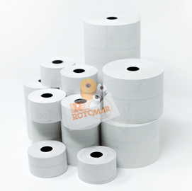 Blister 10 rotoli rc carta termica bpa free omolog. 55gr/mq 57,5mm x 35mt Ø52mm