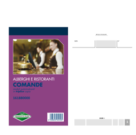 Blocco comande - copie autoricopianti - 16,8x10cm - 25 fogli - 161880000 - flex