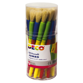 Barattolo 24 pennellotti jumbo cwr