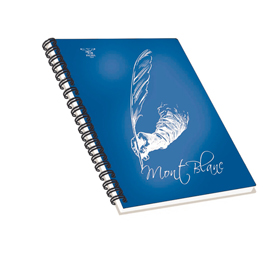 Blocco spiralato montblanc skip 22,3x28cm bianco 70fg 80gr pigna