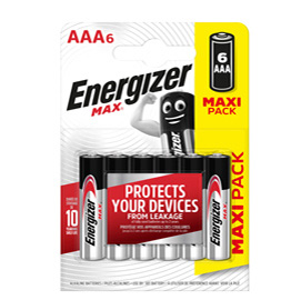 Blister 6 pile ministilo aa a - energizer max