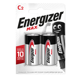 Blister 2 pile mezza torcia c - energizer max