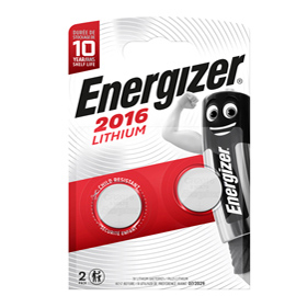 Blister 2 pile cr2016 lithium - energizer specialistiche