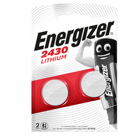 Blister 2 pile cr2430 lithium - energizer specialistiche
