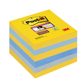 Blocco 90foglietti post-it®super sticky 76x76mm 654-6ss-ny colori new york