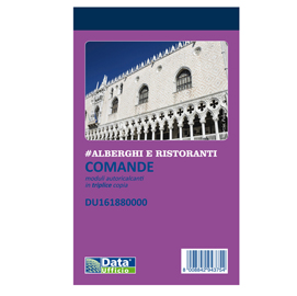 Blocco comande - 25/25/25 copie autoricopianti - 16,8x10cm - du161880000 - data ufficio