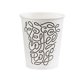 Bicchieri in carta coffee to go - 210 ml - dopla green - conf. 50 pezzi