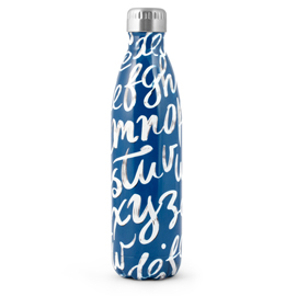 Bottiglia termica - 0,75 l - blu - pengo