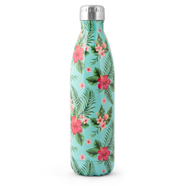 Bottiglia termica - 0,75 l - fantasia tropical - pengo