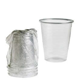 Bicchieri - pla - 200 ml - trasparente - leone - conf. 400 pezzi