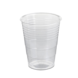 Bicchieri in pla - 200 ml - trasparente - dopla green - conf. 50 pezzi