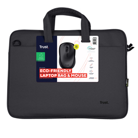 Borsa laptop e mouse 16'' nero bologna_trust