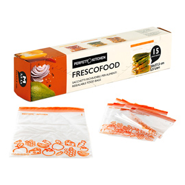 Buste per alimenti frescofood - medium - 24 x 27,5 cm - perfetto - conf. 15  pezzi