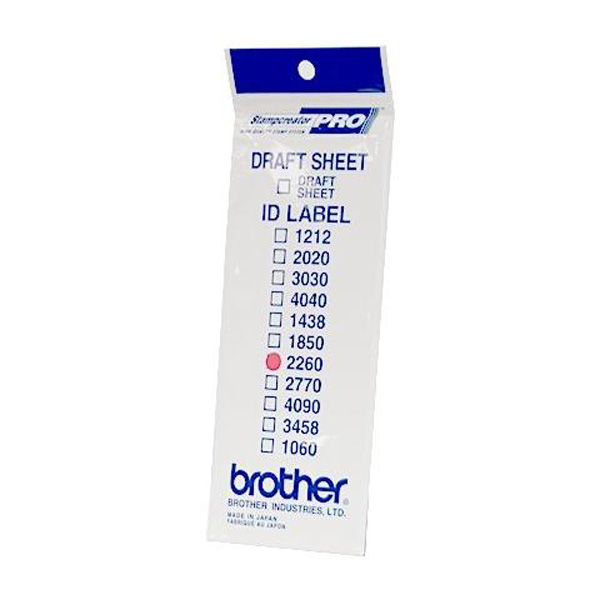 Brother - etichette - 22x60 mm - id2260
