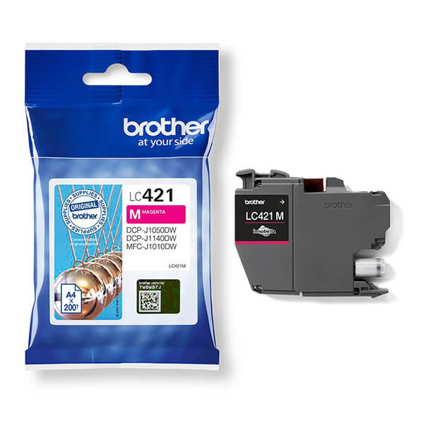 Brother cartuccia magenta da 200 pagine per dcpj1050dw e mfcj1010dw