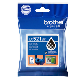 Brother - cartuccia - nero - lc521bk - 500 pag