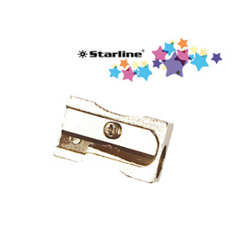 Blister 1 temperamatite 1 foro in metallo starline