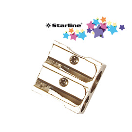 Blister 1 temperamatite 2 fori in metallo starline