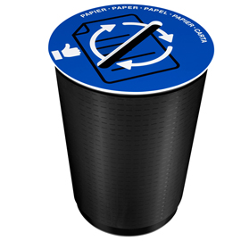 Coperchio raccolta carta blu per cestino 133r cep