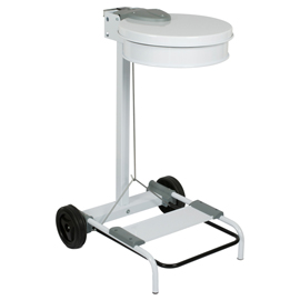 Carrello portasacco in acciaio verniciato bianco 110l stilcasa