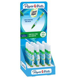 Correttore a penna liquid micro correction pen - 7ml - papermate - expo 24 pezzi